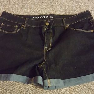 Ava and viv jean shorts 16w